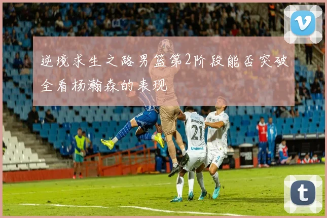 逆境求生之路男篮第2阶段能否突破全看杨瀚森的表现